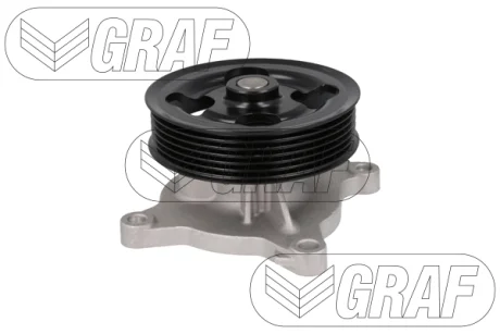 Помпа води Nissan X-Trail 2.5 13-/Renault Koleos 2.5 16- (B/B) (6 лопастей) GRAF PA1462