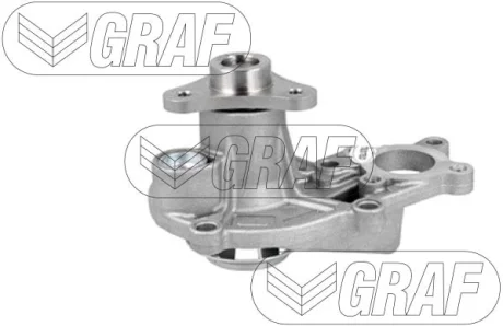 Помпа води BMW 2/3/4/5/6/7/X3/X4/X5/X6/Z4 2.0i/Mild-Hybrid B46/B48 17- (6 лоп) GRAF PA1472