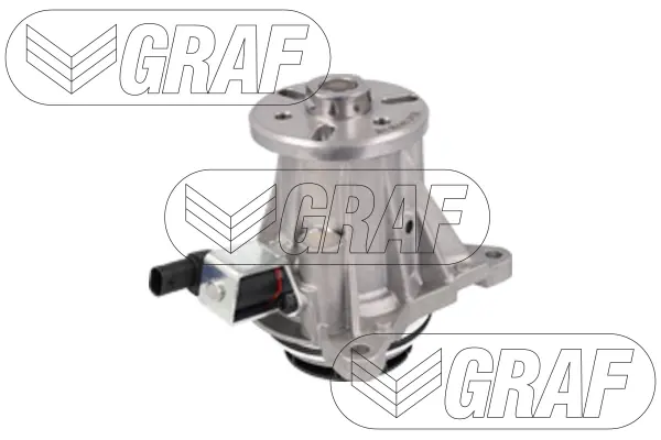 Помпа води Land Rover Discovery 3.0D 4x4 16-/Range Rover 3.0D 4x4 13- (8 лоп.) (switchable+датчик) GRAF PA1478 (фото 1)
