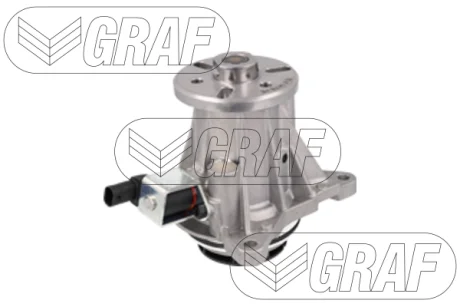 Помпа води Land Rover Discovery 3.0D 4x4 16-/Range Rover 3.0D 4x4 13- (8 лоп.) (switchable+датчик) GRAF PA1478