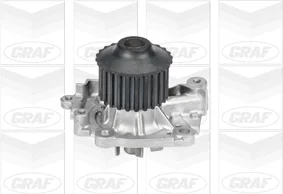 Помпа води Mitsubishi Colt/Lancer 1.6/16V 96-03/Pajero 1.8GDI 98-00/Pinin 2.0 99- (24z)(R/B)(8лоп) GRAF PA732