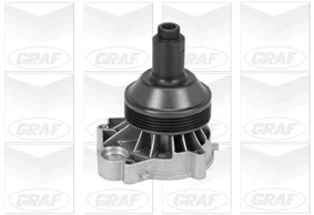 Помпа води BMW 3 (E46) 320d АКПП 98-01/5 (E39) 520d 00-03 (B/B) (7 лоп) (5 кан) M47 D20 GRAF PA759