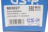 ШРКШ (зовнішній) Skoda Fabia 00-/Roomster 06-/Rapid 12- (36x30x85) GSP 803027 (фото 16)