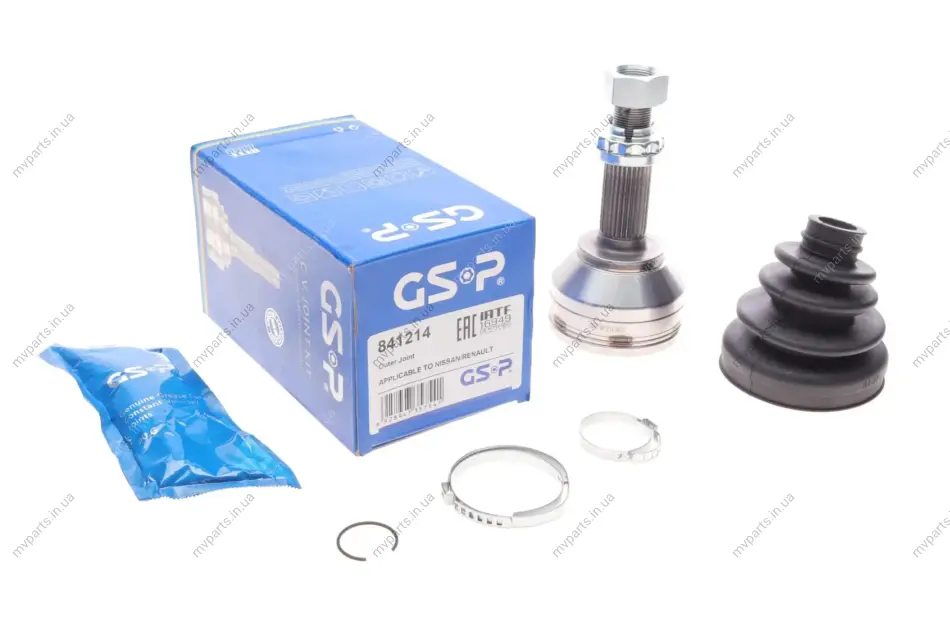 ШРКШ (зовнішній) Nissan Qashqai 1.5dCi/X-Trail 2.0/2.5 07-13 (29x35x161mm)(к-кт) GSP 841214 (фото 1)