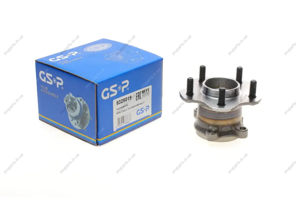 Підшипник маточини (задньої) Nissan Qashqai 07-/X-trail 1.5-2.0 dCI 07-13/Renault Koleos 08- GSP 9325019 (фото 1)