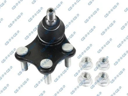 Опора кульова (передня/знизу/L) Audi A1 10-/Seat Ibiza 02-15/Skoda Fabia 99-14/Rapid 12-/VW Polo 01 GSP S080015