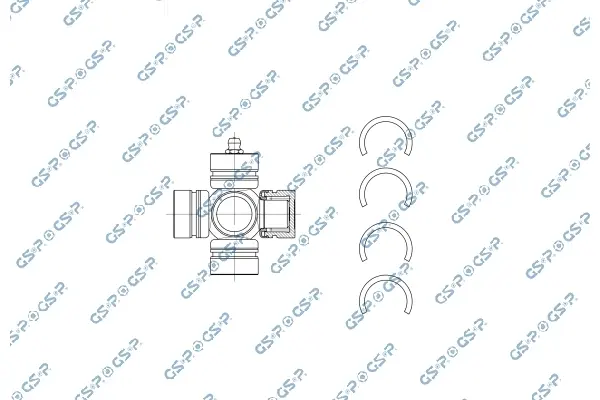 Хрестовина кардана Nissan Pathfinder 86-96 (25.02x63.6) GSP UJ900022 (фото 1)