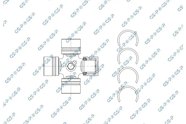 Хрестовина кардана Mazda MPV 00-06 (32x91.94) GSP UJ900169 (фото 1)