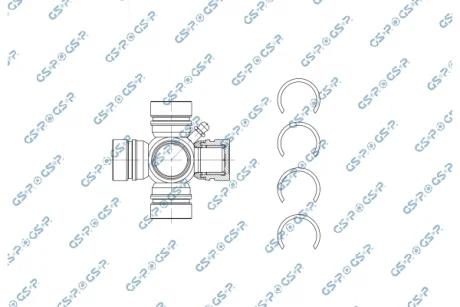 Хрестовина карданчика керма Nissan Navara/Patrol 88- (28.02x80) GSP UJ900178