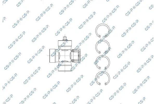 Хрестовина кардана Hyundai Tucson/Kia Sportage 04-15 (27x61.92) GSP UJ900194 (фото 1)