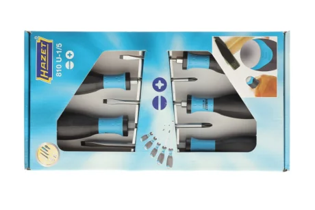 Набір викруток SL, PH 5 од. 810U-1/5 HAZET 810U-1-5