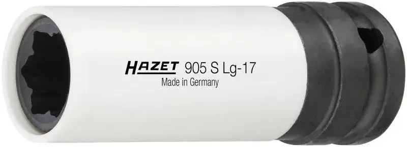 Головка ударна 1/2" 17 мм для шиномонтажу 87 мм HAZET 905SLG-17 (фото 1)
