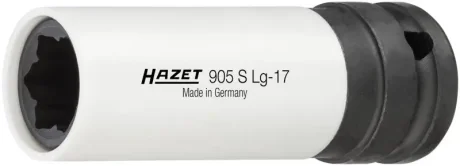 Головка ударна 1/2" 17 мм для шиномонтажу 87 мм HAZET 905SLG-17