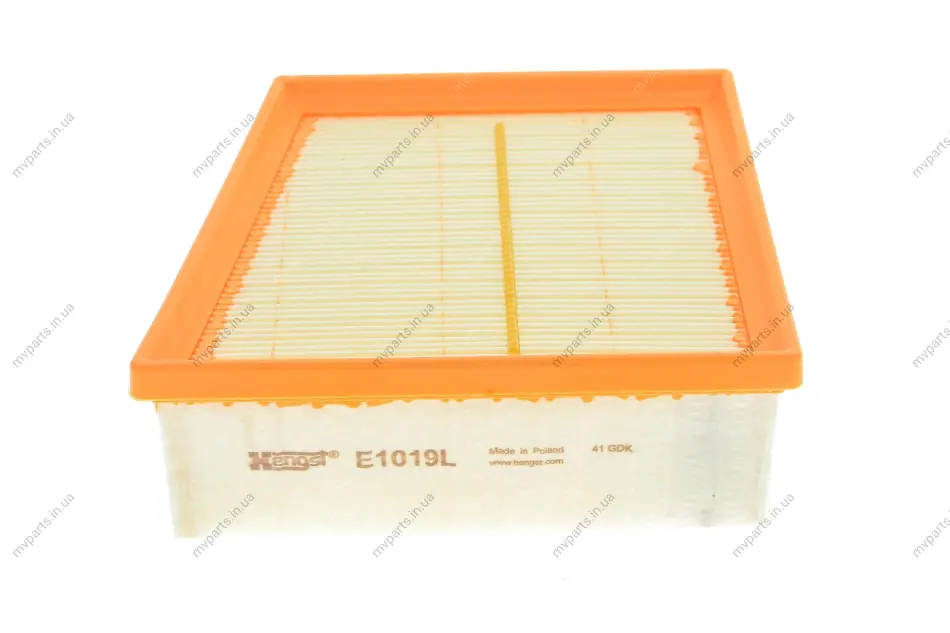 Фільтр повітряний Ford Transit Courier 1.0Ecoboost/1.5-1.6TDCi 14-/Fiesta 1.0-1.6/1.4-1.6TDCi 08- HENGST FILTER E1019L (фото 1)