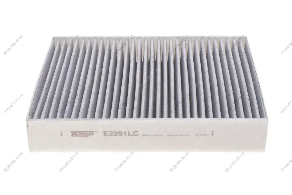 Фільтр салону BMW 1 (F20/F21) 11-/3 (F30/F31/F80) 11-18/4 (F32/F33/F36/F82) 13- (вугільний) HENGST FILTER E2991LC (фото 1)
