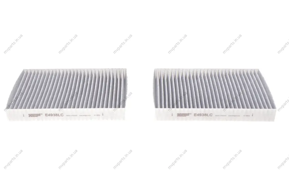 Фільтр салону BMW 5 (G30/F90)/7 (G11/G12) 15- (вугільний) (к-кт 2 шт.) HENGST FILTER E4938LC-2 (фото 1)