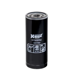 Фільтр оливний двигуна AUDI A6 3.7, 4.2 99-05 (вир-во HENGST) HENGST FILTER H14W22