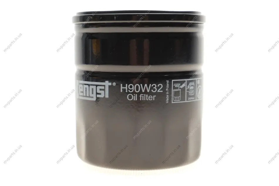 Фільтр масляний Ford Focus/ C-Max/ Galaxy 1.8 TDCI 04-12 HENGST FILTER H90W32 (фото 1)