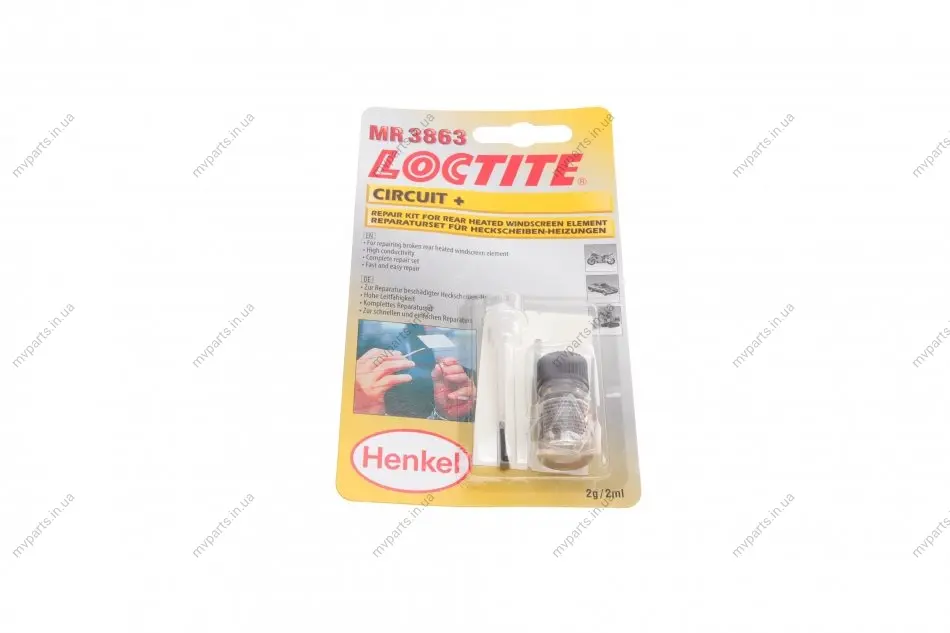 LOCTITE MR 3863, 2G Клей для ремонту обогрева скла і контактів HENKEL Henkel 1151364 (фото 1)