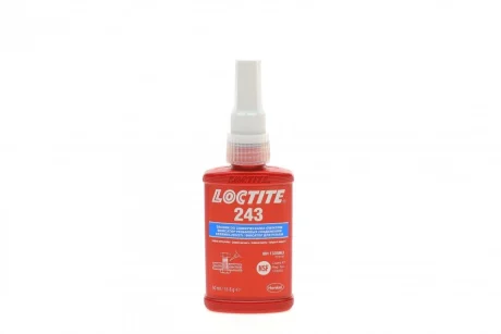LOCTITE 243, 50ML Фіксатор різьби (синій) (середньої фіксації), макс. діаметр різьби М36 HENKEL Henkel 1335863