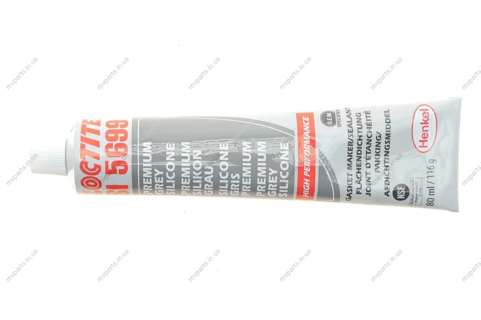 LOCTITE SI 5699 GY TB, 80ML Герметик силіконовий (сірий) (маслостійкий) HENKEL Henkel 2061022 (фото 1)