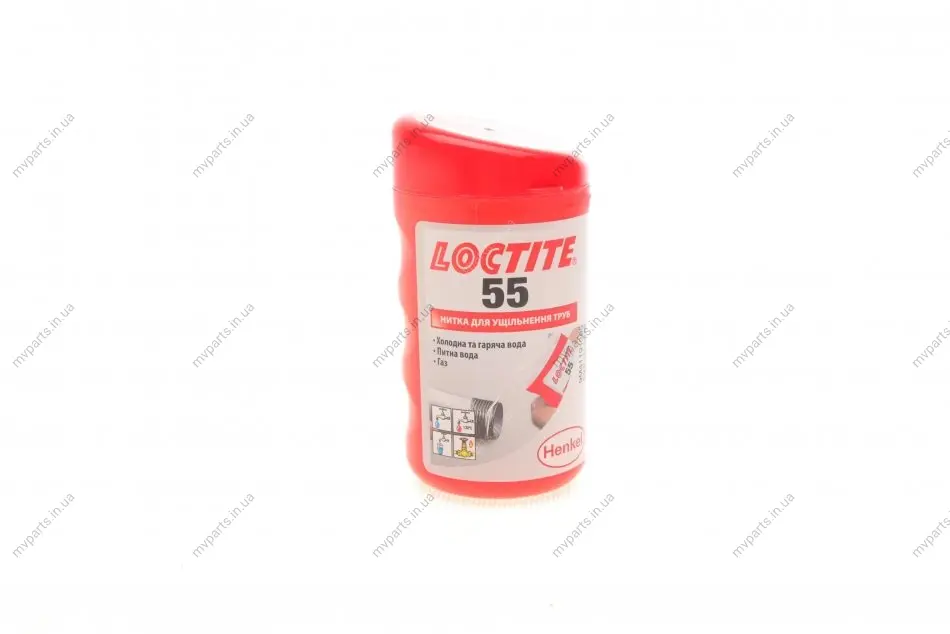 LOCTITE 55, Нитка поліамідна 48x160 m для металів, пластиків та водо-газопроводів, для різьби до 4" HENKEL Henkel 2663209 (фото 1)
