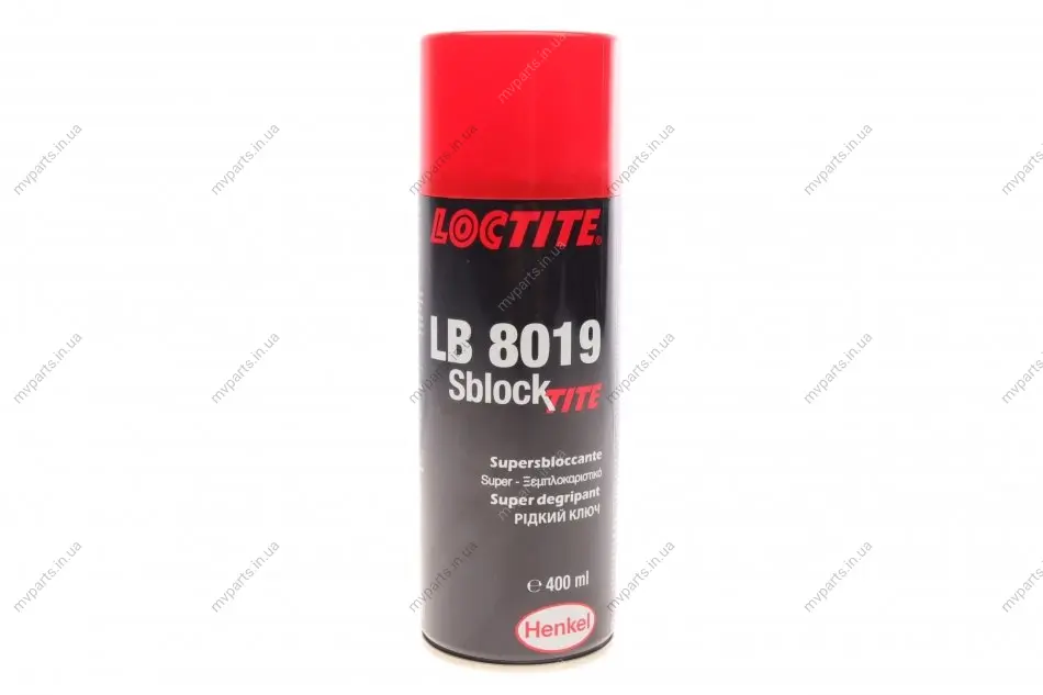 LOCTITE LB 8019, 400ML Змазка, розкислювач іржі, рідкий ключ, (утримання розчинників 89%) HENKEL Henkel 589891 (фото 1)