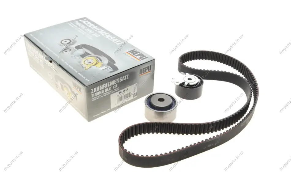 Комплект ГРМ Fiat Doblo 1.6 16V/Natural Power 01- 76kw (158x25.4) HEPU 20-1115 (фото 1)