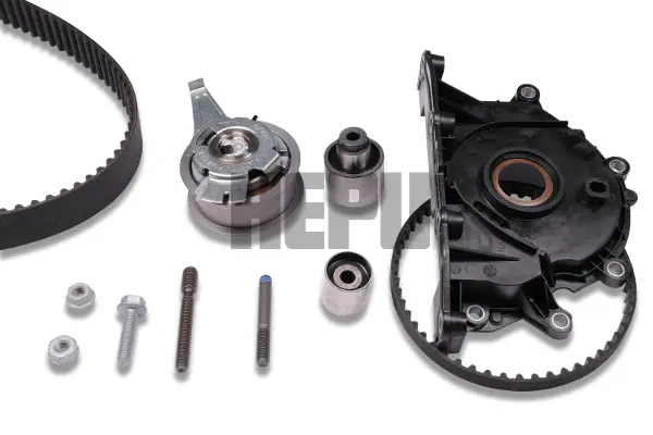 Комплект ГРМ VW Caddy IV/Crafter/T6 2.0 TDI 15- (145x25) (ремінь насоса масляного + сальник колінвалу) HEPU 20-2135 (фото 1)