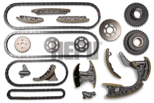 Комплект ланцюга ГРМ Audi A4/A5/A6/A7/A8/Q5/Q7 2.7/3.0 TDI 07-18 HEPU 21-0306 (фото 1)