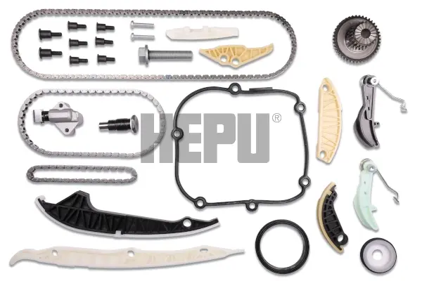 Комплект ланцюга ГРМ VW T5/T6 2.0 TSI 11- HEPU 21-0407 (фото 1)