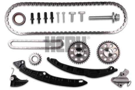 Комплект ланцюга ГРМ VW Golf V/Polo 1.4TSI 03- (z=130) HEPU 21-0466