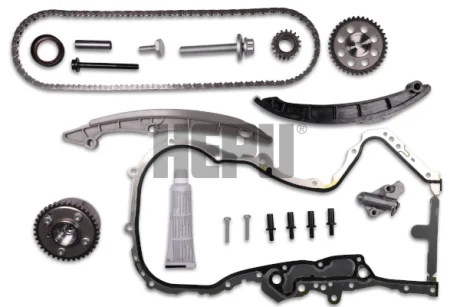 Комплект ланцюга ГРМ VW Golf V/VI 1.4TSI 10/03-, 90/118kw (z=132/19-18/38) HEPU 21-6010CA