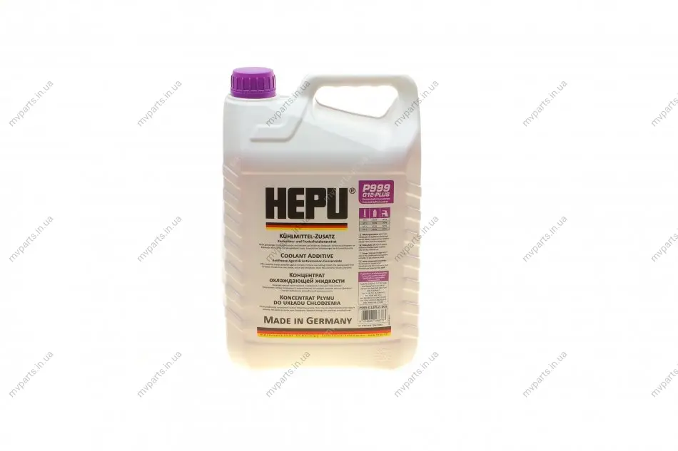 Антифриз (фіолетовий) G12 Plus (5L) (MB325.3) (концентрат) P999-G12Plus-005 HEPU P999-G12PLUS-005 (фото 1)