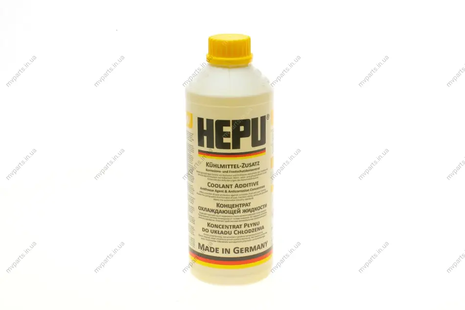 Антифриз (жовтий) G11 (1,5 л) (концентрат) HEPU P999-YLW (фото 1)
