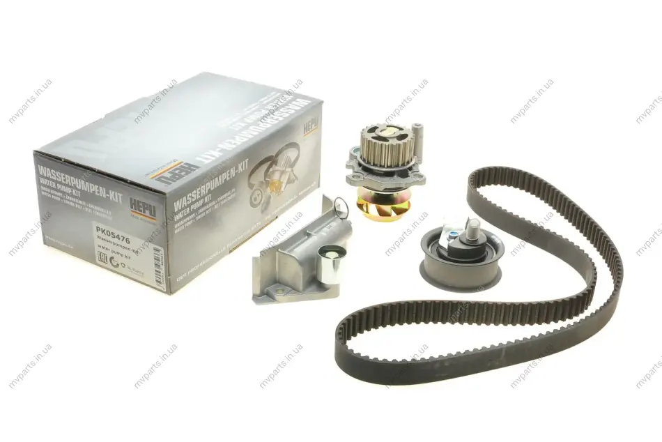 Комплект ГРМ + помпа Audi A3/A4/A6/TT/Skoda Octavia/VW Golf 1.8T HEPU PK05476 (фото 1)