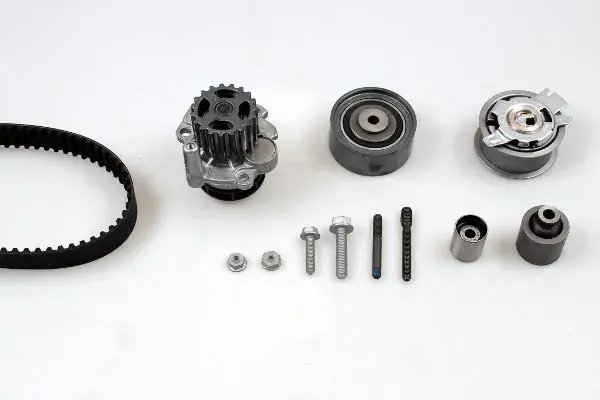 Комплект ГРМ + помпа Audi A4/TT/Skoda Octavia/Superb//VW Golf V/Passat/Tiguan 2.0TDI 05-17 (160x30) HEPU PK06543 (фото 1)