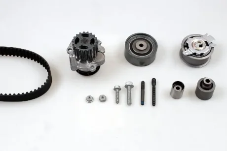 Комплект ГРМ + помпа Audi A4/TT/Skoda Octavia/Superb//VW Golf V/Passat/Tiguan 2.0TDI 05-17 (160x30) HEPU PK06543