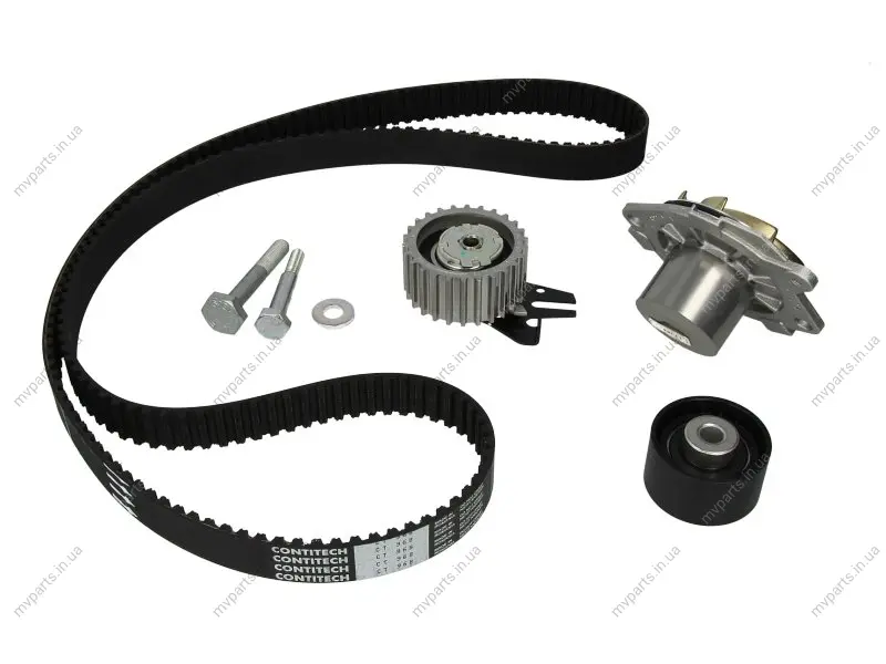 Комплект ГРМ + помпа Fiat Doblo 1.9D/JTD 01- (190x24) HEPU PK10552 (фото 1)