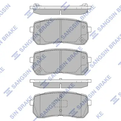 Колодка гальм. диск. HYUNDAI VERACRUZ задн. (вир-во SANGSIN) Hi-Q (SANGSIN) SP1192 (фото 1)