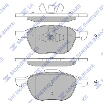 Колодка гальм. диск. MAZDA 3, 5 передн. (вир-во SANGSIN) Hi-Q (SANGSIN) SP1260