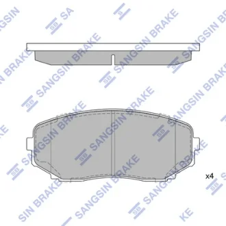 Колодка гальм. диск. MAZDA CX-7 передн. (вир-во SANGSIN) Hi-Q (SANGSIN) SP1603