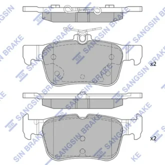 Колодка гальм. диск. FORD EDGE 15 - задн. (вир-во SANGSIN) Hi-Q (SANGSIN) SP1919