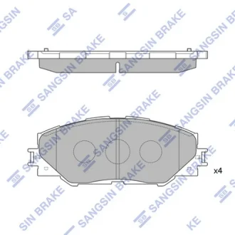Колодка гальм. диск. TOYOTA RAV4 передн. (вир-во SANGSIN) Hi-Q (SANGSIN) SP2138