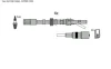 Проводи запалювання VW Golf IV 1.8i 97-05 (к-кт) (HÜCO) HITACHI 134134 (фото 1)