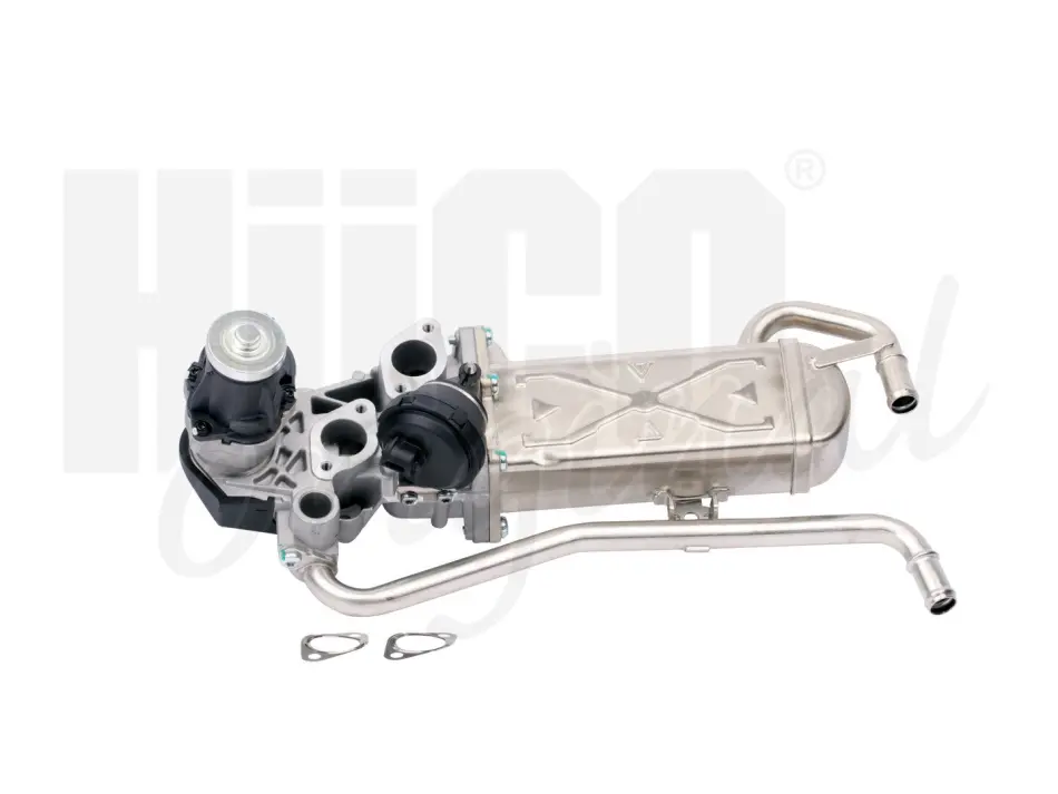 Радіатор рециркуляції ВГ з клапаном EGR VW Polo/Skoda Fabia 1.2TDI 09- (HÜCO) HITACHI 138457 (фото 1)