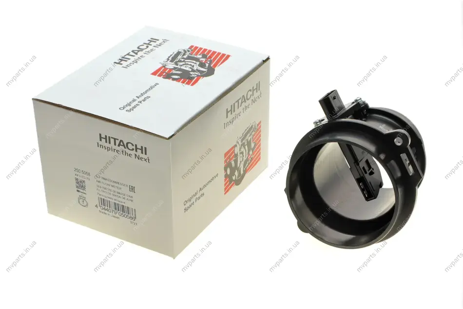 Витратомір повітря Audi A4/A6/Q7/VW Touareg 3.0 TDI V6 02-18 HITACHI 2505058 (фото 1)