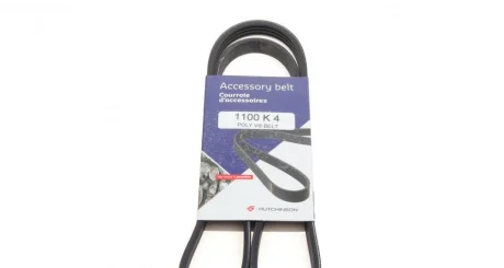 Ремінь генератора Fiat/Lancia/Nissan/Subaru (4PK1100) 1100 K 4 HUTCHINSON 1100-K-4