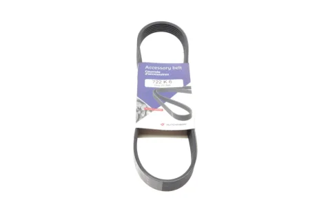 Ремінь генератора Citroen Berlingo/Jumper/Jumpy/Fiat Ducato/Scudo/Peugeot Boxer/Expert (6PK722) 722 K 6 HUTCHINSON 722-K-6