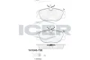 Колодки гальмівні (передні) Citroen Jumpy/Evasion/Fiat Scudo/Peugeot Expert/806 95-06 (+датчики) ICER 141046-700 (фото 1)